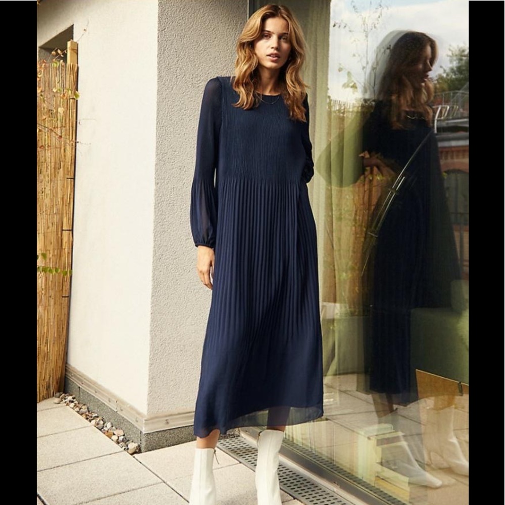 Wilfred Daydreamer maxi Dress👗 Classic Navy - Picture 1 of 14